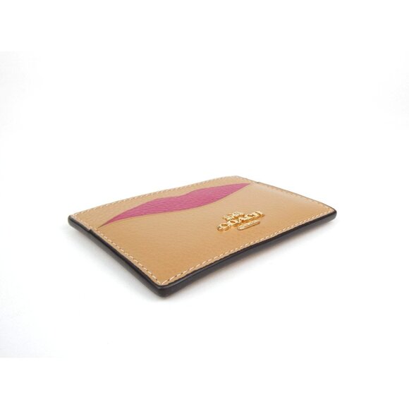 Coach Latte Multi Lip Slim Card Case NWT CW926 - Picture 4 of 8